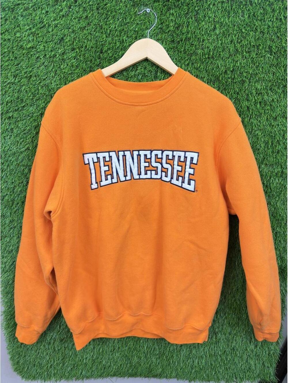 Vintage Tennessee Volunteers Soffe Collegiate Crewneck Sweatshirt Orange Large